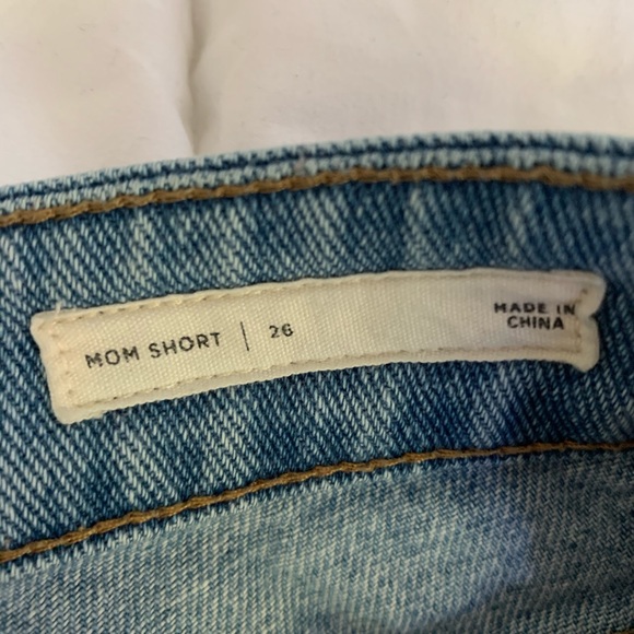 Lightwash Denim Shorts - Picture 3 of 3